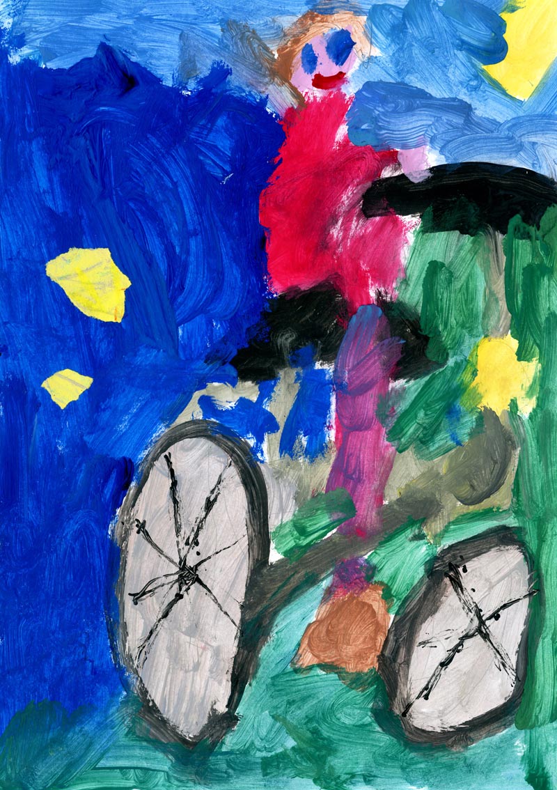 "Na rowerze" - Dominik Najda