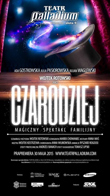 CZARODZIEJ -  pierwszy w Polsce fabularny spektakl iluzji