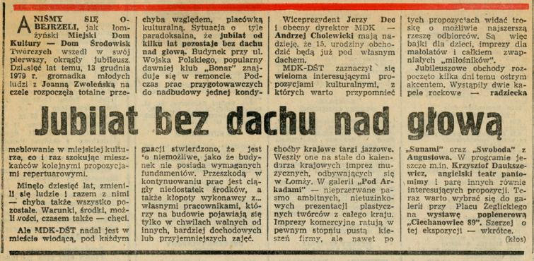 Gazeta Współczesna - 2 listopada 1989r.
