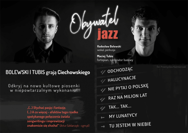 Obywatel Jazz – Bolewski & Tubis grają Ciechowskiego